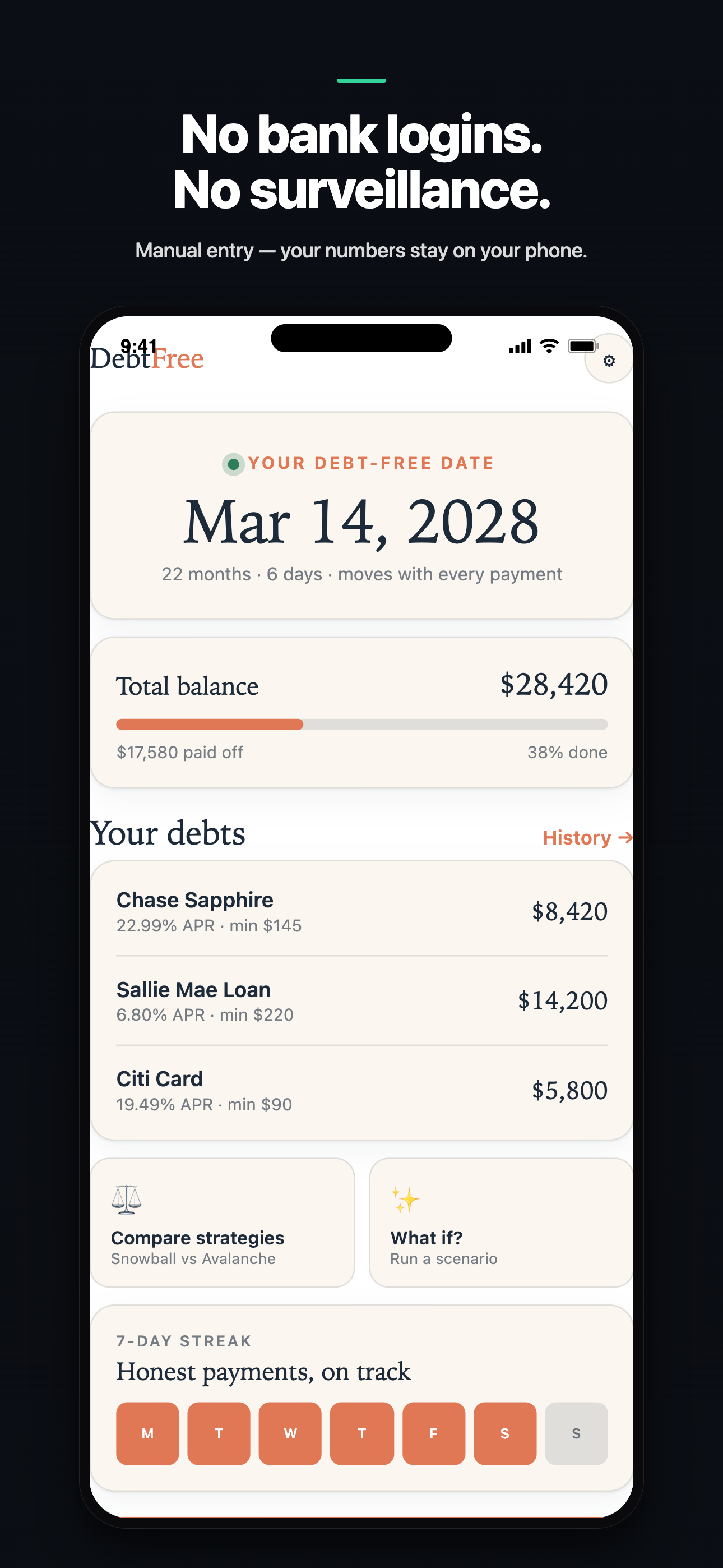 DebtFree screenshot 3